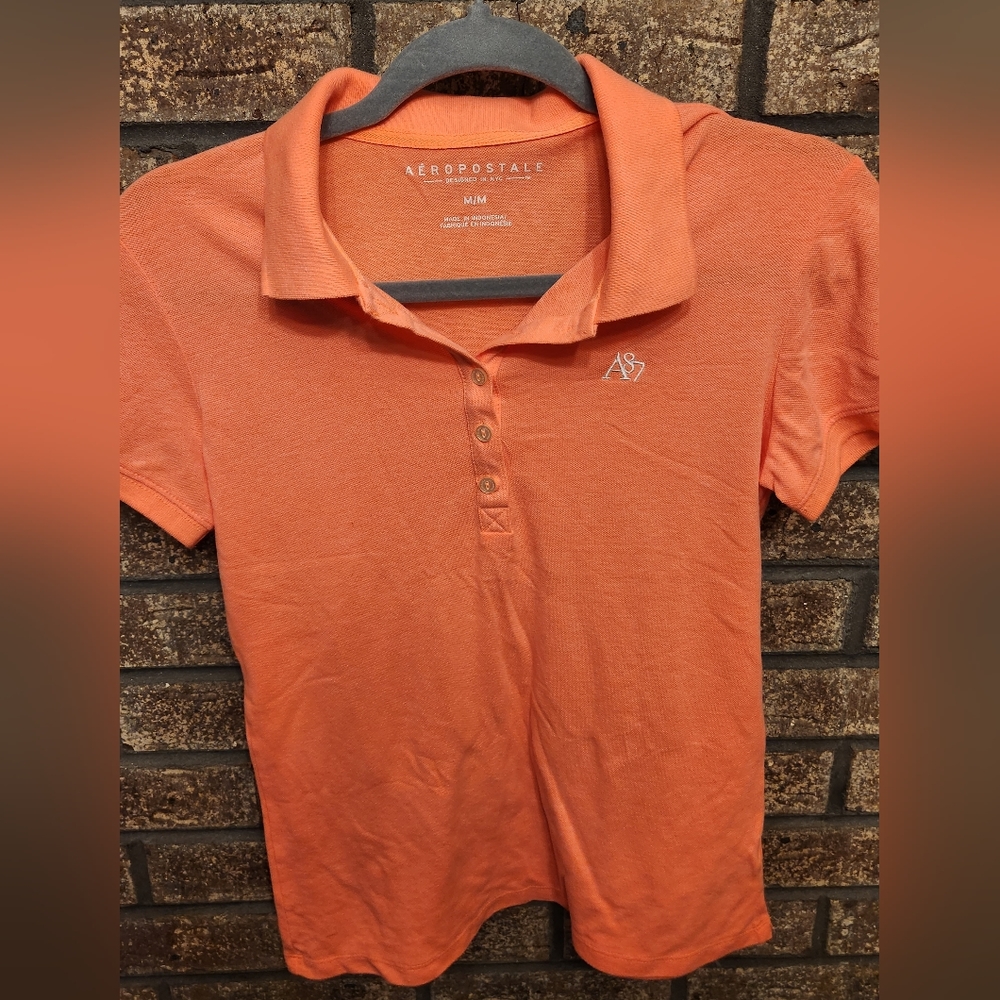 Aero shirt sleeve collared shirt size medium
